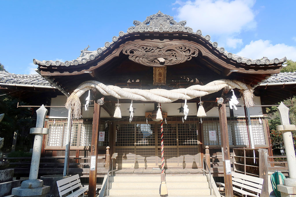 因島　田熊八幡宮　拝殿